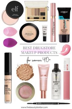 Drugstore Makeup Tutorial, Drugstore Products, Makeup Over 40, Glam Aesthetic, Work Makeup, Makeup Supplies, Easy Makeup Tutorial