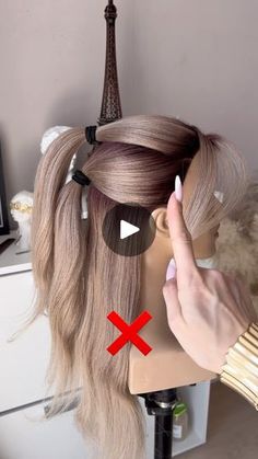 Ponytail Updos, Aloe Vera Hair Mask, Ponytail Updo, Creative Hair, Hair Upstyles, Creative Hairstyles, Healthy Beauty, Beautiful Long Hair, Hair Dos