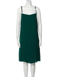 Reformation Square Neckline Mini Dress - Green Dresses, Clothing - WRFMN236101 | The RealReal Clean Closet, Green Dresses, Soho Nyc, Square Necklines, Chanel Shoes, Coat Pant, Christian Louboutin Shoes, Square Neckline, Sweater Accessories