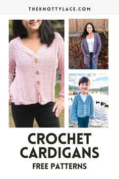 Check out these beginner-friendly Crochet Cardigan patterns! These are free patterns that come with step-by-step instructions with video tutorials to guide you. Plus, they’re made for all sizes! Whether you’re new to crochet or looking for a fun project, this is perfect for you. Make your own cardigan or save this pin for later!  #CrochetCardigan #FreeCrochetPattern #CrochetForBeginners #DIYCardigan