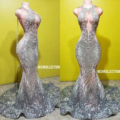 African Robes, Second Dress, Evening Mini Dresses, Long Gowns, Cheap Evening Dresses, Silver Mermaid