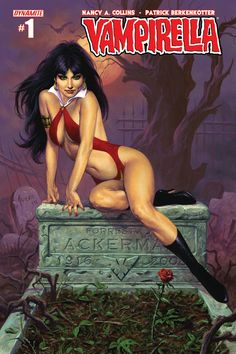 Vampirella - Joe Jusko Joe Jusko, Female Vampire, Famous Monsters, Red Sonja, Horror Comics, Comic Book Characters, Dragon Age, Pulp Fiction, Horror Art