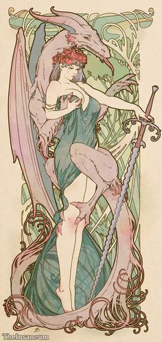 Yosh Sketch Inspiration, Alphonse Mucha, Fantasy Illustration, Art Reference Poses, Painting Inspiration, Art Boards, Character Inspiration, Art Inspo, Art Style