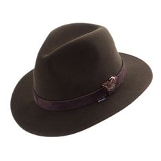 1113-1/1430   Sympatex Faustmann WOOL HAT with Leather Band and feather - German Specialty Imports llc Winter Fedora Hunting Hat, Winter Hunting Fedora Hat, Winter Hunting Felt Hat With Flat Brim, Brown Hat Bands For Hunting In Winter, Brown Winter Hat Bands For Hunting, Classic Green Hat Bands For Winter, Wool Hat With Curved Brim For Hunting, Wool Hunting Hat With Curved Brim, Brimmed Winter Hunting Hat