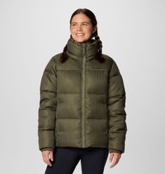 The perfect puffer for all-day comfort. This water-repellent jacket is packed with 100% recycled insulation to keep in just the right amount of warmth while feeling lightweight. Fall Puffer Jacket In Recycled Polyester, Functional Recycled Polyester Puffer Jacket For Fall, Fall Outdoor Recycled Polyester Puffer Jacket, Outdoor Puffer Jacket In Recycled Polyester, Weatherproof Puffer Jacket In Recycled Polyester For Fall, Weatherproof Recycled Polyester Puffer Jacket For Fall, Insulated Puffer Jacket For Hiking In Fall, Insulated Recycled Polyester Puffer Jacket For Fall, Midweight Weatherproof Puffer Jacket For Fall