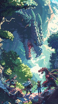 Pixel Art Games, Isometric Illustration, Wallpaper Art