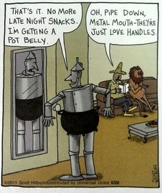 a comic strip with an image of a knight talking to another person