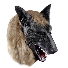 PRICES MAY VARY. Premium Quality for Maximum Fun – Crafted from top-notch latex, this wolf head mask is the ultimate choice for unforgettable pranks. Whether it’s Halloween Day or a costume party, this mask guarantees a wild time for your family. One Size Fits All – With a versatile size of 7.9*7.9*7.9 inch, this werewolf mask comfortably fits most adult heads, whether male or female. Slip it on, and transform into the life of the party! The Perfect Gift for Every Occasion – Whether it’s Hallowe Wolf Masks, Werewolf Mask, Werewolf Costume, Mask For Halloween, Horror Mask, Wolf Costume, April Fools Pranks, Spooky Eyes, Wolf Mask