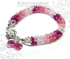 Crystal bracelet; Swarovski bracelet; Glass bracelet;Luxurious Rosy Shade Swarovski Crystal Bracelet Swarovski Crystal Rings, Handmade Jewelry Ring, Ruby Bracelet, Swarovski Crystal Bracelet, Swarovski Bracelet, Rainbow Bracelet, Swarovski Necklace, Glass Bracelet, Swarovski Jewelry