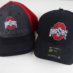 Nike Cap Bundle ”Aerobill Classic 99” Hat 6 Panel Hat W Dri-Fit Tech Lightweight Breathable Panels In Back Osu Branded Hook/Loop Closure In Back Embroidered Ohio State Logo Nike Branding On Side/Back Osfm, Unisex Styling Brand New W/ Hangtags Osu Branded “One-Fit” Stretch Fit Sized M-L Osu Embroidery In Front Stretch Material In Back Brand New W Sticker Tags O-H! Pricing Is Fair And Quite Firm . Please Let Us Know If You Have Any Questions. Nike Baseball Cap, One Size Fits Most, Nike Adjustable Trucker Hat, Nike Black Hats For Outdoor, Nike Black Baseball Cap For Outdoor, Black Nike Casual Hat, Casual Black Nike Hat, Ohio State Logo, Nike Cap, Nike Branding