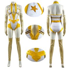 Fitted Bodysuit For Cosplay Events, Fitted Bodysuit For Costume At Cosplay Events, White Stretch Costume For Cosplay, Stretch Unitard For Cosplay Events, Stretch Unitard For Costume Party And Cosplay Events, White Stretch Halloween Costume, White Superhero Cosplay Costume, White Superhero Cosplay Costume For Cosplay Events, Superhero Cosplay Costume For Cosplay Events