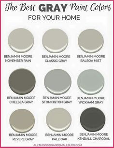 the best gray paint colors for your home