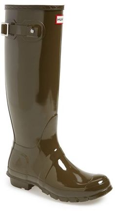 Hunter Original High Gloss Boot (Women) Red Hunter Rain Boots, Boots Nordstrom, Red Hunter, Hunter Wellies, Rain Boots Women, Boat Fashion, Womens Waterproof Boots, Boating Outfit, Hunter Rain Boots