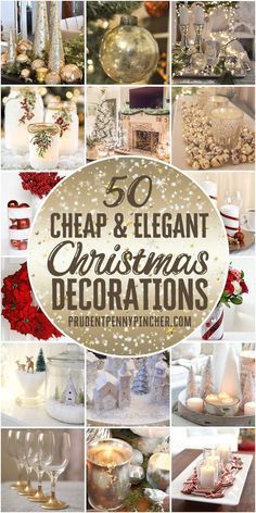 50 cheap and elegant christmas decorations that are perfect for any holiday party or special occasion