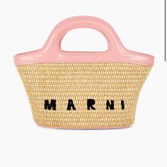 Beautiful Trendy Beach Bag. Size Mini. Second Bag That Arrive. *Stock Pictures May Be Different Than Actual Color Designer Beach Straw Bag With Handles, Designer Straw Bag For The Beach, Designer Beach Straw Bag, Designer Beach Bags For Spring, Summer Straw Bag For Errands With Top Handle, Pink Straw Bag With Leather Handles For Shopping, Pink Straw Bag With Top Handle, Pink Top Handle Straw Bag, Summer Straw Bag With Handles For Errands