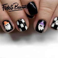 Click here to view more Fofosbeauty Press On Nails at lower priceFofosbeauty--Press on nails 24 Pieces set 12 different sizesArtificial nails design your own nails for weddingspartiesweekend datingor special occasionsAcrylic nails art accessories design 24 pcs set full nail design fake nail tips with free nail glue sticker sheet and mini nail fileThese tools can help you wear fake nails betterand the operation is easy and convenient for everyoneClip-on nails have different sizesyou can choose t Halloween Nails Gel, Halloween Fake Nails, Fake Nail Tips, Ideas Uñas, Cartoon Nails, Spooky Nails, 2023 Nails