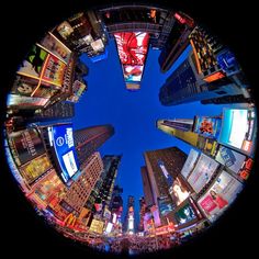 an image of a city at night taken from the ground