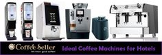 coffee machines for hotels and motels are featured in this advertiser's advertisement