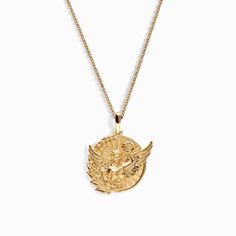 Shop our 14k Yellow Gold Vermeil Nike Goddess Necklace Gold Winged Necklace Perfect As A Gift, Gold Winged Necklace For Gift, Nike Necklace, Nike Goddess, Greek Artwork, The Bling Ring, Journal Stuff, Goddess Necklace, Luck Charms