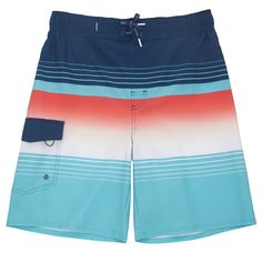 This Rokka&Rolla Men's 9" No Mesh Liner Quick Dry Swim Trunks, up to Size 2XL is your must have beachwear essential. The men's 9'' inseam board shorts are equipped with UPF 50+ for enhanced UV sun protection. With breathable, stretch fabric to allow you to remain lightweight when swimming. These Rokka&Rolla men's 4-way stretch swim trunks with quick-dry microfibers help improve the water-resistance in your swimsuit. It also helps dry faster when you are out from the water-based sports activities Multicolor Beachy Surfing Bottoms, Beachy Multicolor Surfing Bottoms, Multicolor Bottoms For Water Sports In Summer, Multicolor Surfing Bottoms For Vacation, Multicolor Bottoms For Surfing Vacation, Summer Multicolor Bottoms For Water Sports, Bermuda Swim Trunks With Pockets For Beach Season, Multicolor Swim Trunks With Pockets For Beach Season, Multicolor Bottoms For Water Sports And Beach Season