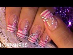 Video Nail, Pink Tip Nails, Hippie Nails, Punk Nails, Dope Nail Designs, Sinful Colors, Really Cute Nails, Long Square Acrylic Nails, Bling Acrylic Nails