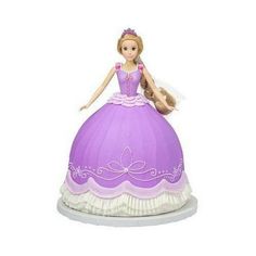 DecoPac Disney Princess Doll Signature Cake DecoSet Cake Topper, Rapunzel, 11" Size: 11.5".  Color: Multicolor. Cinderella Doll Cake, Disney Princess Doll, Princess Doll Cake, Disney Princess Cake Topper, Rapunzel Doll, Rapunzel Cake, Doll Cake Topper, Rapunzel Birthday Party, Disney Princess Cake