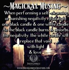 White Candle Spells, Black Candle Spells, Witchcraft Candle Magic, Candle Color Meanings, Candle Magic Spells, Witchcraft Candles, Black Candle, Magic Spell Book, Healing Spells