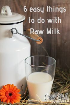 Raw Cow Milk Recipes, Recipes That Use A Lot Of Milk, Unpasteurized Milk, Wise Traditions, Milk Ideas, Raw Dairy, Weston Price, Make Sour Cream