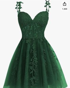 Forest Green Dama Dresses, Short Green Quinceanera Dresses, Cute Green Short Dresses, Fairy Dress Short Green, Green Dresses Semi Formal, Homecoming Dress For Plus Size, Emerald Green Grad Dress Short, Enchanted Forest Themed Homecoming Dresses, Short Emerald Green Dresses