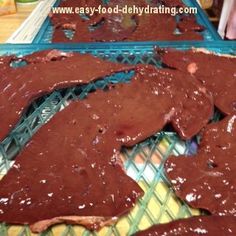 chocolate spread on top of each other on a cooling rack