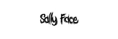 the word sul face written in black ink on a white background