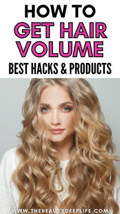 Discover expert tips on how to add volume to fine hair, from innovative styling techniques to the must-have volumizing products! Add Volume To Fine Hair, Girls Party Hairstyles, Homemade Beauty Recipes, Hairstyle Tips, Hairstyles Design, Best Hacks, Aging Beauty, Lifeless Hair, Healthy Natural Hair