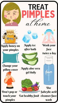 How To Treat Pimples, Pimple Free Skin, Pimples Remedies, Pimples On Face, Clear Healthy Skin, Natural Acne Remedies