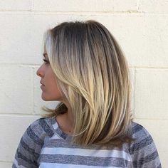 Simply Hairstyle, Long Bob Hairstyles Blonde, Blonde Balayage Bob, Balayage Bob, Blond Balayage, Medium Layered Haircuts, Lob Hairstyle, Lob Haircut, Long Bob Hairstyles