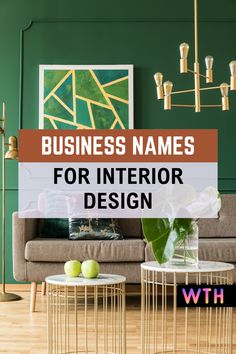 Business Names for Interior Design You Can Use Interior Design Company Names Ideas, Home Decor Brand Name Ideas, Home Decor Business Names Ideas, Decor Business Names Ideas, Interior Design Business Names, Best Business Names, Interior Design Company Names, Home Decor Branding