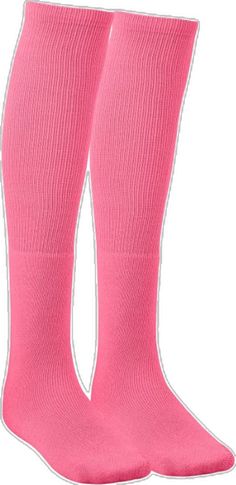 Sports Stretch Hosiery, Breathable Sports Knee-high Socks, Pink Breathable Fitted Socks, Sporty Pink Sports Socks, Sporty Pink Socks For Sports, Stretch Knee-high Sports Socks, Pink Knee-high Sports Socks, Comfortable Breathable Knee-high Sports Socks, Soccer Socks