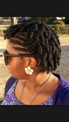 Flat twist/two strand twist Short Bob Messy, Natural Hair Flat Twist, Two Strand Twist Hairstyles, Summer Curls, Flat Twists, Flat Twist Hairstyles, Flat Twist Updo, Natural Hair Twist Out, Haircut Short