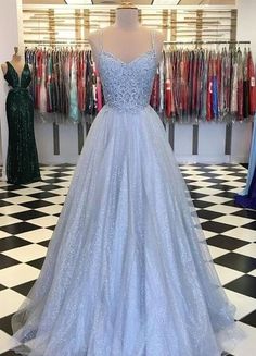 Violin Performance, Wedding Dresses Near Me, Grey Prom Dress, Prom Inspiration, Light Blue Prom Dress, Blue Evening Gowns, Fancy Clothes, Prom 2020