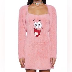 New Never Worn The Item Came Without Tag As Its Original Status Pink Playful Winter Dress, Playful Pink Winter Dress, Spongebob Patrick, Dolls Kill, Doll Dress, My Love, Dolls, Womens Dresses, The Originals