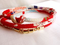 Sakura red Kimono Bracelet Necklace  HANA MORI  by IrodoriLife, $20.98 Handmade Adjustable Red Wrap Bracelet, Adjustable Red Handmade Wrap Bracelet, Red Hand Wrapped Wrap Bracelet As Gift, Red Hand Wrapped Wrap Bracelet Gift, Gift Red Hand Wrapped Wrap Bracelet, Red Bohemian Wrap Bracelet As A Gift, Japanese Bracelet, Japanese Necklace, Necklace Japanese