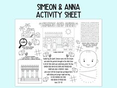 the simon and ann activity sheet for children to learn how to use it in their homes