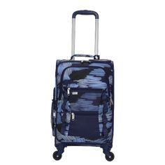 Find everything you need for a quick trip with this one bag. Extend the telescopic handle to navigate this bag with ease. This 18-inch carry-on piece also includes 4 - 360 degree spinner wheels that make traveling a dream. This carry-on has seven fun and stylish kid prints that gives their pilot case something that stands out from the crowd. Pick up this exclusive carry on piece today, only at Walmart.com. Color: Multicolor. Rectangular Nylon Travel Case, Blue Luggage With Sleeve For On-the-go, Functional Portable Luggage For Overnight Trips, Blue Nylon Travel Accessories For Overnight Trips, Blue Luggage With Sleeve For Travel, Blue Luggage With Zipper Closure For Overnight Trips, Functional Blue Luggage For Trip, Rectangular Nylon Luggage For Trip, Blue Nylon Luggage For Overnight Trips