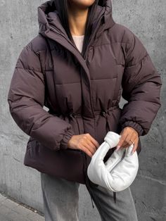 Embrace the winter season in style with our Women Oversize Warm Puffer Jacket, designed to keep you cozy even in the harshest weather conditions. This luxurious long puffer jacket features high-quality materials and craftsmanship, ensuring warmth and comfort down to -20oC. Perfect for layering over your winter outfits, this oversize puffer delivers both function and fashion, making it an essential piece for your cold-weather wardrobe in fall style. Product Details: Material: 100% Polyester, with Thick Puffer Jacket For Cold Weather, Oversized Puffer Jacket For Fall Outdoor, Solid Thick Puffer Jacket For Cold Weather, Thick Solid Color Puffer Jacket For Cold Weather, Oversized Quilted Puffer Jacket, Oversized Fall Puffer Jacket For Outdoor, Oversized Solid Puffer Jacket For Fall, Brown Down Puffer Jacket For Winter, Winter Jacket Women