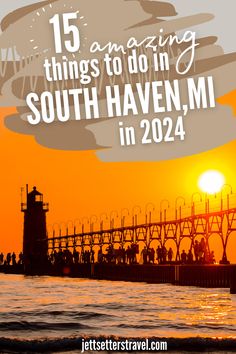 things to do in south haven michigan Things To Do In Michigan Summer, West Michigan Things To Do, Michigan Family Vacation, Lake Michigan Lighthouses, Midwest Summer, Southern Michigan