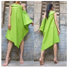 "Loose asymmetrical linen dress with one shoulder🤩 Extravagant designs and high quality fabrics. The item from the pictures is size S For more information feel free to ask questions. Material &Care Linen Machine wash 30oC Hand wash at low temperatures Do not machine dry Medium hot iron Sizing We make sizes from xs to 5xl as well as customized measures.So don't hesitate to contact us and make one for you. 🛫🎁Shipping🎁 🛬 STANDARD SHIPPING Europe : 6-8 business days USA&Canada : 8-10 business d Spring Irregular Lagenlook Dresses, Spring Lagenlook Dress With Irregular Shape, Summer Asymmetrical Dress With Asymmetrical Neckline, Asymmetrical Lagenlook Summer Dress, Summer Lagenlook Asymmetrical Dress, Summer Cotton Dress With Asymmetrical Neckline, Cotton Summer Dress With Asymmetrical Neckline, Asymmetrical Lagenlook Dresses For Spring, Bohemian Summer Dress With Asymmetrical Neckline