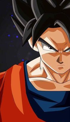 an animated image of gohan from dragon ball