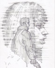 Eliza Ivanova, Blade Runner Art, Black And White Sketches, Comic Style Art, Sketchbook Inspiration, Blade Runner, Art Reference Photos, Art Reference Poses, Art Sketchbook