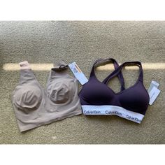 This Two Bra's Is In Great Condition. Doesn't Fit Me. Please See Photos For Additional Details And Measurements. Message Me If You Have Any Questions. Thanks! Fitted Seamless Calvin Klein Bra, Calvin Klein Stretch Seamless Sports Bra, Calvin Klein Fitted Seamless Bra, Calvin Klein Seamless Fitted Bra, Calvin Klein Seamless Bra, Calvin Klein Sports Bra, Calvin Klein Bralette, Calvin Klein Ck One, White Calvin Klein