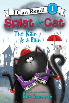 i can read splat the cat the rain is a pan