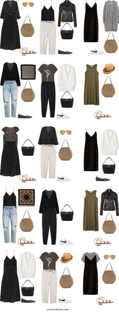 What To Pack For Spain, Pack For Spain, Travel Capsule Wardrobe Summer, Spain Portugal, Travel Capsule, Travel Capsule Wardrobe, Travel Outfit Summer